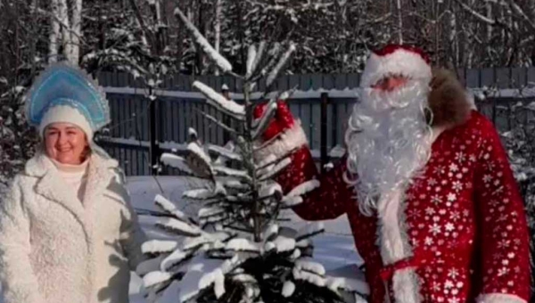 Новогоднее шествие Деда Мороза