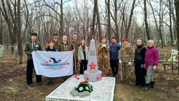 Акция «Дорога к обелиску». Село Краснознаменка