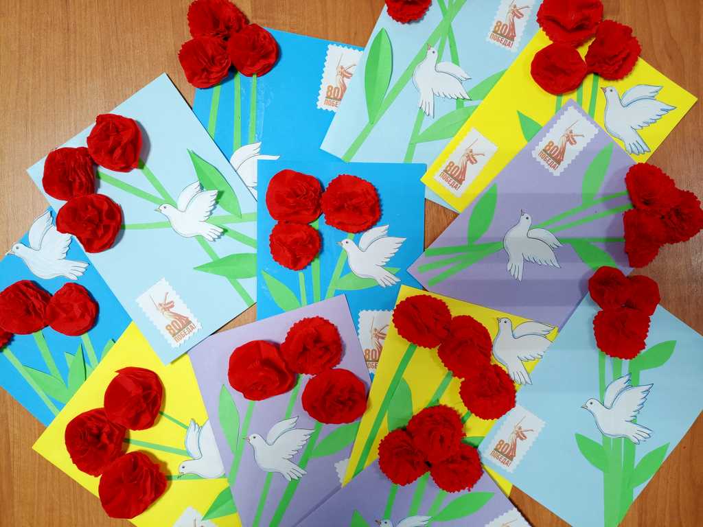 Арт-час «Поздравительная открытка ветеранам»