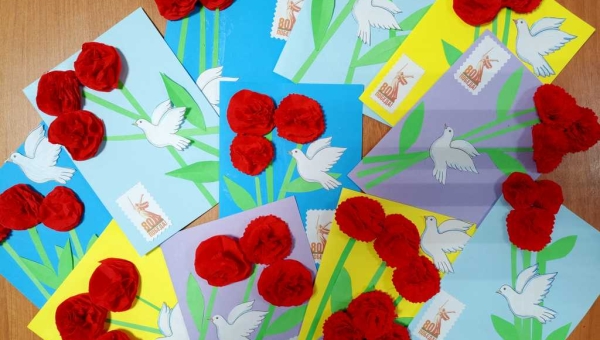 Арт-час «Поздравительная открытка ветеранам»